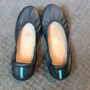Tieks ballet flats, black, size 10